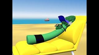 Relaxing Day at the Lagoon (VeggieTales Animation)