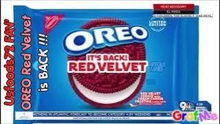 OREO Red Velvet is Back !!! - Usfoods72 USA.