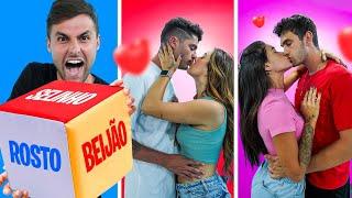 O DADO DO BEIJO CAUSOU MUITO PROBLEMA! Meninos Vs Meninas