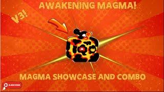 Average day in blox fruits: (part 6)| GETTING AWAKENED MAGMA| GETTING V3