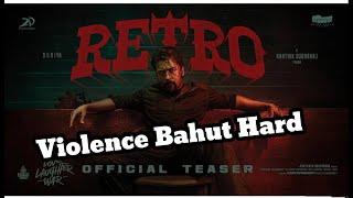 Retro Teaser Review Suriya 44 Suriya Pooja Hegde Santhosh Narayanan Karthik Subbaraj Jayaram K 