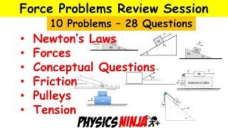 Force Problems Review Session