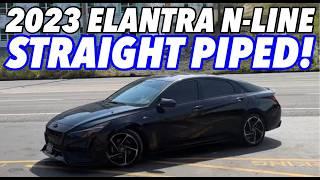 2023 Hyundai Elantra N-Line 1.6L Turbo w/ STRAIGHT PIPES!