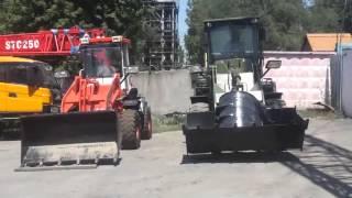 фронтальный погрузчик SDYD ZL28 (Китай) тест-драйв. Видео-2