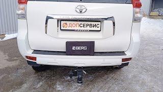 Фаркоп под квадрат на Toyota Land Cruiser Prado150