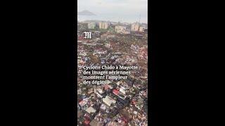 Cyclone Chido à Mayotte : les images aériennes des dégâts