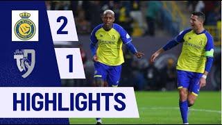 Ronaldo Saved  Al Nassr vs Al Taee 2-1 Highlights & All Goals 2023