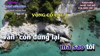 KARAOKE-  BẾN HẸN CHIỀU ĐÔNG - (DÂY KÉP - TONE SOL)