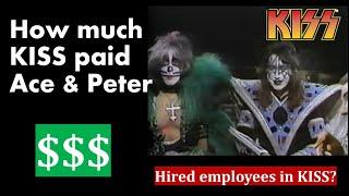 How much Ace Frehley and Peter Criss earned in KISS