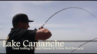 Trout trolling Lake Camanche! Ft. Brent Honnol & Yellow Bird Products