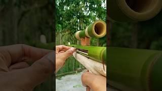 Bamboo Creations With Hydraulic Spring #Toy #Slingshots #Diy