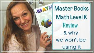 WHAT DOES MASTER BOOKS MATH LEVEL K COVER? | *GENUINE* Review of Master Books Math Level K