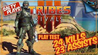 24 Kills 23 Assists - TRIBES 3 RIVALS Closed Alpha Playtest - Defensive Gameplay [LOW COMMENTARY]
