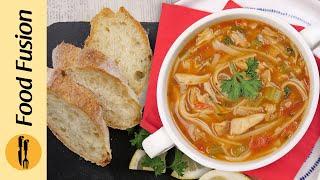 Turkish Chicken Soup Winter Special Recipe by Food Fusion