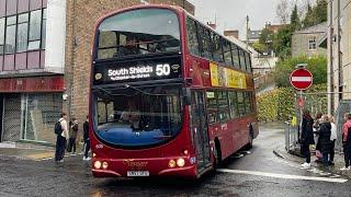 *Power mode Beast* Go North East Volvo B9TL Gemini 1 6177 (SN57 DFJ) Service:50