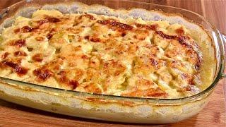 Kartoffelgratin-Kartoffelauflauf klassisch zubereitet-Kartoffelauflauf vegetarisch-Gratin dauphinois