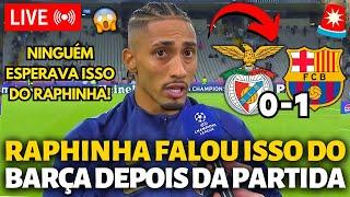 BOMBA! RAPHINHA FALOU ISSO DO BARCELONA DEPOIS DA PARTIDA! NINGUÉM ESPERAVA! NOTÍCIAS DO BARCELONA!