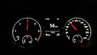 Golf 7 1.6 tdi Bluemotion DSG 105hp acceleration