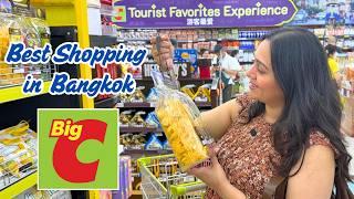 BANGKOK SHOPPING - Best Supermarket & Mall for Thai Snacks, Souvenirs, Skincare | BigC Rajdamri