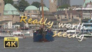 Hamburg, Harbor and Elbe Cruising - Germany 4K Travel Channel