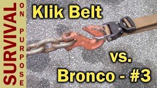 Klik Belt Cobra Buckle Tactical Belt -Riggers Belt Extreme Test