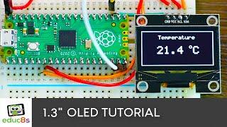 Raspberry Pi Pico OLED (SSH1106) display tutorial using Arduino