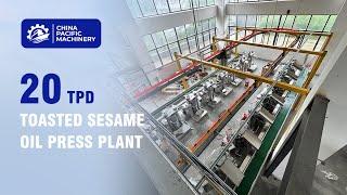 20TPD Toasted Sesame Oil Press Plant|Sesame Oil Production Installation Site|Sesame Oil Processing