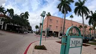 Mizner Park in Boca Raton. Downtown Boca. Living in Florida. Polish real estate agency present