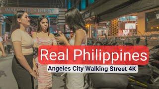 WILD Angeles City Walking Street Philippines 4k Walking Tour