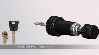 Lock picking tool for Mul-T-Lock 7x7 - Garrison - Integrator