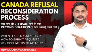 How to Request Reconsideration for Canada Visa Refusal | Canada Visa Recent Updates 2024