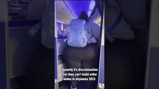 PLUS SIZE Model Feels Discriminated By Airplane Aisles