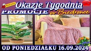 𝐁𝐈𝐄𝐃𝐑𝐎𝐍𝐊𝐀 Nowa Gazetka Promocyjna od 16.09.2024 Okazje i promocje tygodnia – Katalog Biedronki