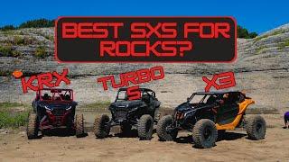 Best SXS for Rock Crawling? | Kawasaki KRX, Polaris Turbo S, Can-Am X3 XRC | Disney Oklahoma