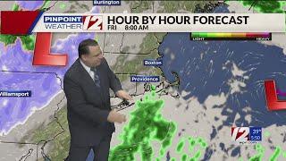 WPRI 12 Weather Forecast for 11/20/24:  Dry today; rain for Thursday