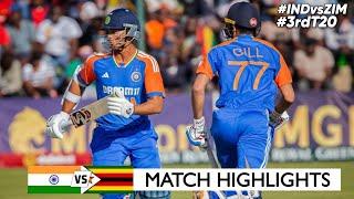 India vs Zimbabwe 4thT20 Highlights 2024 | IND vs ZIM 2024 | IND vs ZIM 4th T20 Highlights 2024
