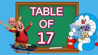 Table of 17 | Multiplication table 17 for kids | 17 ka Table | 17 ka Pahada | 17 Table in English