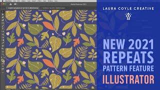 Make a Seamless Repeat Pattern with the NEW Repeats Feature in Illustrator