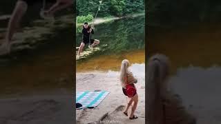 Rope swing!! #Shorts #viral #viraltube subscribe for more viral video 