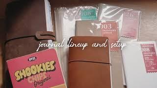 2023 Journal Lineup and Setup | Illustrated Journals | Traveler's Notebook