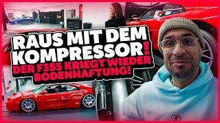 JP Performance - Raus mit dem Kompressor! Der Ferrari F355 kriegt wieder Bodenhaftung!