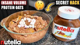 How to add *INSANE VOLUME* to your OATS | Anabolic Nutella Protein Oats