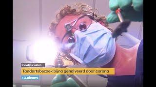 Tandartsbezoek bijna gehalveerd door corona - RTL Nieuws