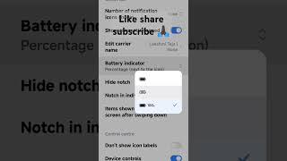 how to change battery view in notification