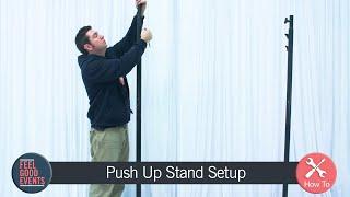 Feel Good Events - How To Set Up Push Up Stands