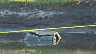 Authorities drain Brunswick pond where suspected car belonging to missing couple was found