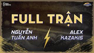 [FULL TRẬN] Nguyễn Tuấn Anh vs Alex Kazakis | 2023 Wisconsin Open Nam | Vòng 1