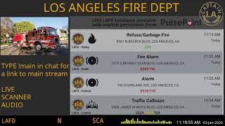 02-Jan-2025 // LAFD Los Angeles Fire Department SCANNER Radio ARCHIVE // FIRE & EMS // LA CAPTAIN