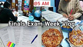 FINALS EXAM VLOG | Productive Finals Study Vlog| Days full of Study + Hardwork | Pragati shreya