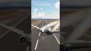 Emergency Landing Austrian Air Boeing 777 at Oakland Airport #shorts